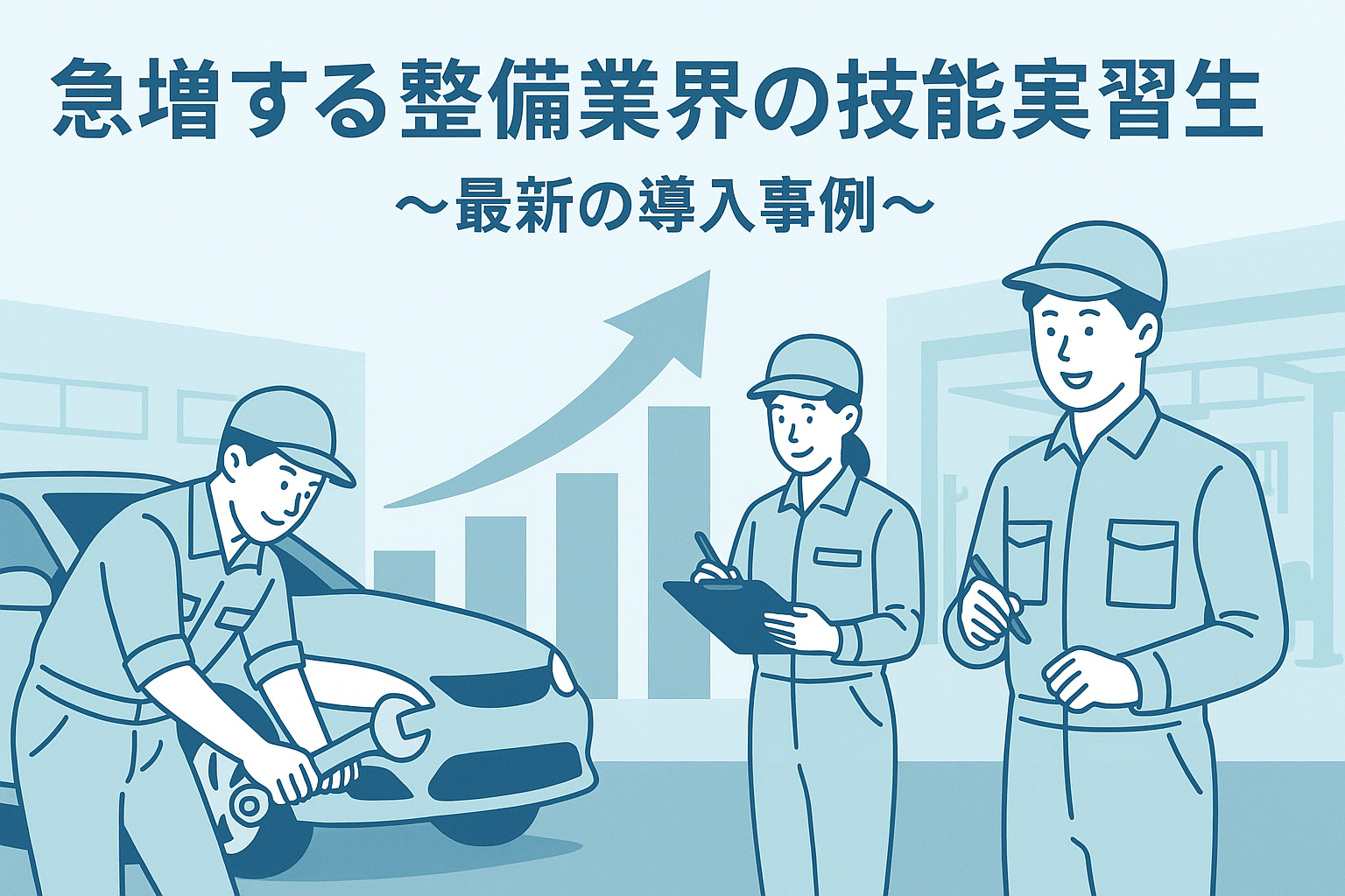 急増する整備業界の技能実習生～最新の導入事例～